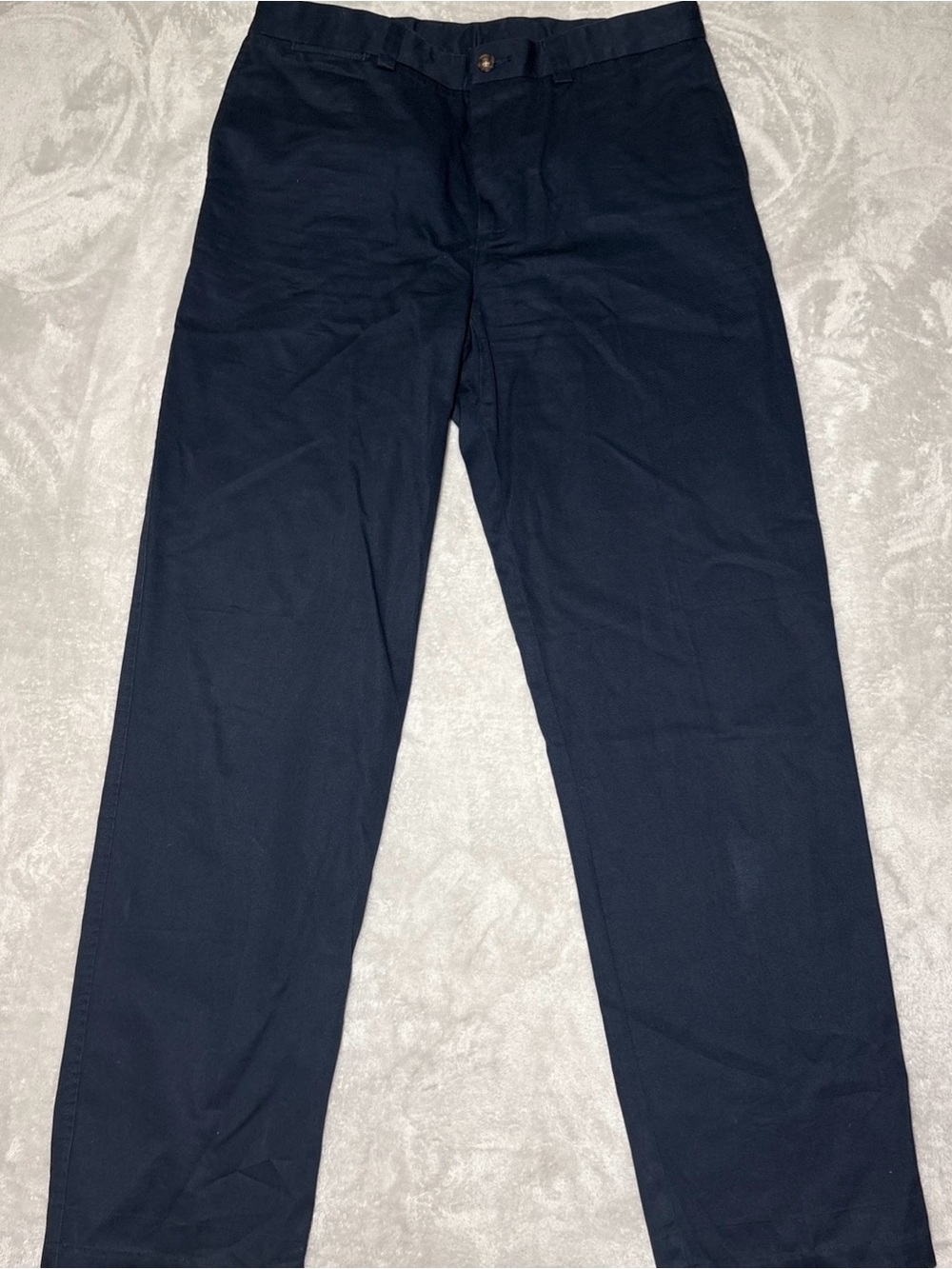 Duluth Trading Co Men's Middle Management Chinos 34X34 Navy 95113